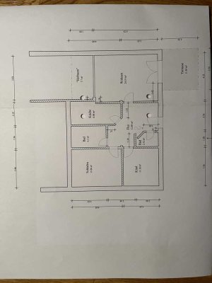 Helle 3-Zimmer Wohnung mit Terrasse und kleinem Garten in Heidenau