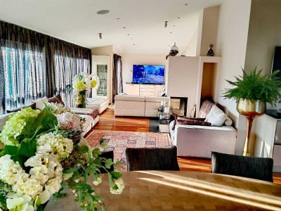 Stufenfrei ! Penthouse mit 2 TG-St.Pl. in 2 intern. Privatschulen-Nähe in D-Wittlaer.