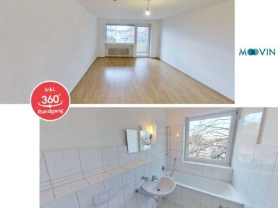 Attraktive 2-Zimmer-Wohnung mit Balkon und Badewanne in ruhiger Lage