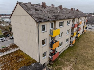 Frisch sanierte 3-Zimmer-Wohnung in ruhiger Lage von Schwandorf - Hochrainstraße 54