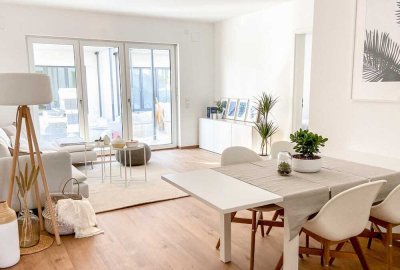 RESERVIERT! Privatgarten inklusive: Barrierefreie 4-Zimmer-Neubauwohnung – einfach einziehen!