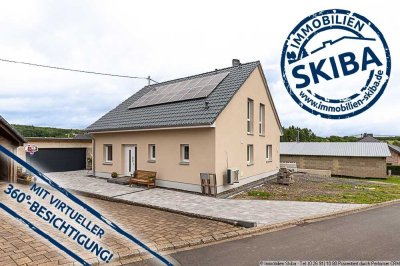 Junger Neubau aus 2023 mit Doppelgarage und großem Grundstück in Retterath/Vulkaneifel
