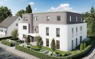 Zeitgemäße 4-ZKB-Neubauwohnung mit Balkon in Kissing