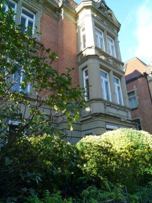 4 Zi Stuttgart Mitte Denkmal Balkon mit Gartenzugang