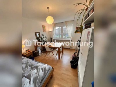 Tauschwohnung: Gemütliche 1 Zimmer Whg, Fenster zur Süd-Westseite