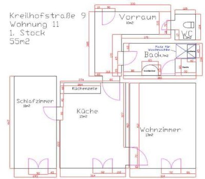 Mietwohnung 55m2 in Waidhofen/Ybbs - privat