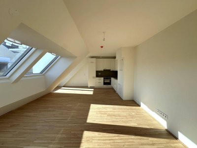 Wunderbare 1-Zimmer Dachgeschosswohnung in tollem Neubauprojekt - PROVISIONSFREI