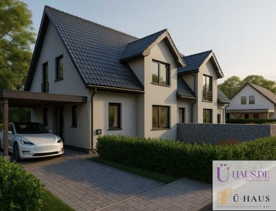 Selb - einzugsfertiges KfW-40-QNG Doppelhaus mit Dachstudio