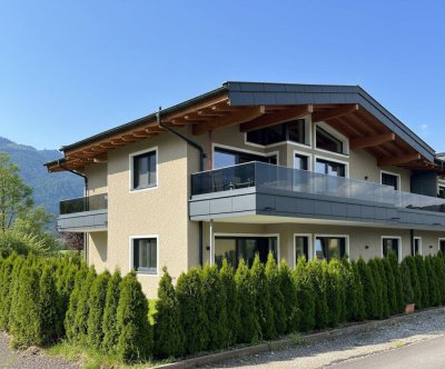 Privatsphäre &amp; Panorama – großzügige Gartenwohnung mit zwei Terrassen in Ruhelage von Kössen