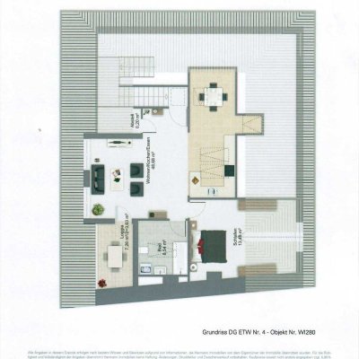 Charmante Altbau-Dachgeschoss-Wohnung in bester Innenstadtlage