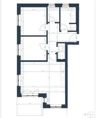 Geschmackvolle Designer 3-Raum-Wohnung mit Balkon und Einbauküche in Kappeln