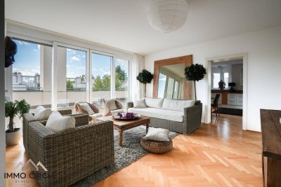Stilvolle 118 m² Dachgeschoßwohnung mit 65 m² Panoramaterrasse in Graz-St. Peter!