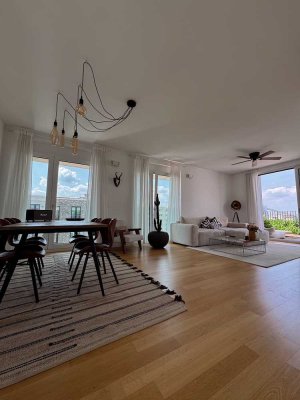 Penthouse an der Hafenallee – Mainpanorama, Dachterrasse, purer Luxus
