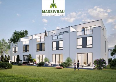 NEUBAU IN NACKENHEIM - TOWNHOUSES - STEIN AUF STEIN VON DER MASSIVBAU RHEIN-MAIN