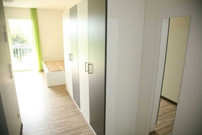 Junges, möbliertes Apartment mit Balkon - nur ein paar Schritte bis zum Hörsaal