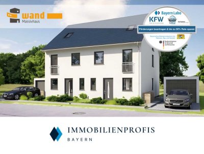 Neubau Langweid am Lech: Doppelhaushälfte inkl. KG + zusätzlich 25.000 € Preisvorteil bis 01.01.2026