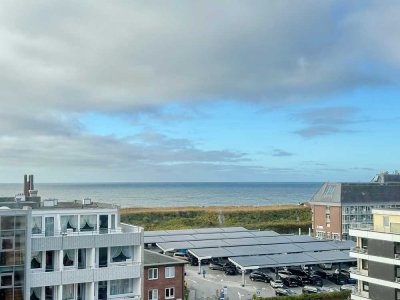 1-Zimmer-Wohnung  mit Westbalkon, Meeresblick und Garage