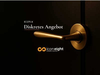 Moderne Architektur-Ikone im Grünen