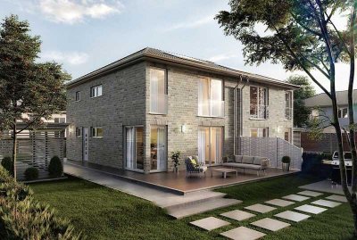 Семейное счастье в зелёном пригороде — в недёжном дуплексе!