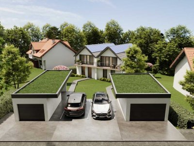 Schlüsselfertige Doppelhaushälfte mit Ausblick und Garage am alten Golfplatz - Haus WEST