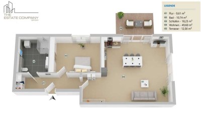 Barrierefreie Traumwohnung mit Terrasse – 94 m² Wohnkomfort im Erdgeschoss