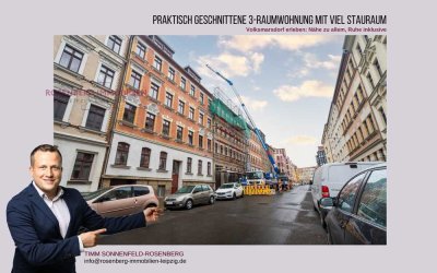 Attraktive 3-Raum-Erdgeschosswohnung im 
Leipziger-Osten