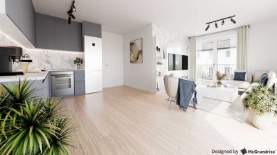 Neubau: Exklusive 3-Zimmer-Wohnung mit Süd-West-Ausrichtung in Moosach