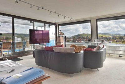 Penthouse in absoluter 360° Aussichtslage. Endersbach 4 Zimmer + Aufzug direkt i.d. Wohnung.Terrasse