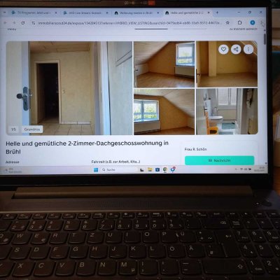 Helle und gemütliche DG-Wohnung in Brühl Baden