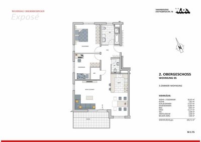Helle 3-Zimmer Wohnung mit Balkon im 2. OG in Vaihingen an der Enz (Kernstadt)