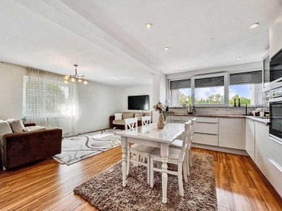 Grenznah & familienfreundlich – moderne Gartenwohnung mit Extra-Zimmer