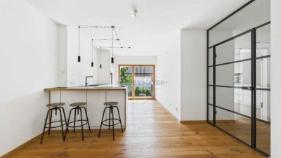 Ihr Wohntraum in Forstenried: Stilvolle 4-Zi.-Wohnung mit zwei Bädern, sonnigem Balkon und idyllisch