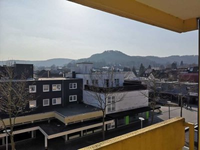 Wohnen in der Fußgängerzone mit Blick auf das Eggegebirge