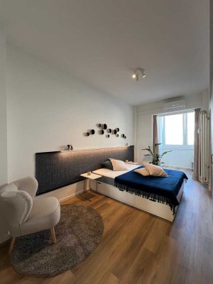Voll möblierte und renovierte 2-Zimmer-Wohnung
