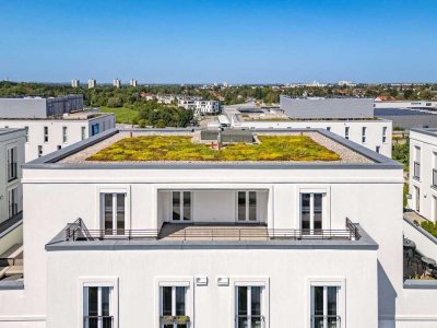 Dem Himmel nah: Bezugsbereite, familiengerechte Penthouse-Wohnung mit Dachterrasse und Liftzugang