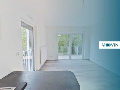MODERNES WOHNEN FÜR SENIOREN: 2-Zimmer-Neubauwohnung mit EBK, sonnigem Balkon und vielen Extras