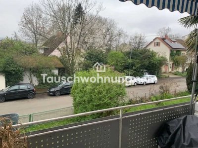 Tauschwohnung: Helle gut geschnittene Wohnung mit zwei Balkonen,