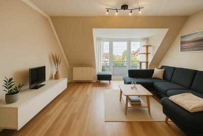 Helle 2 Zimmerwohnung in ruhiger Lage mit großem Sonnenbalkon