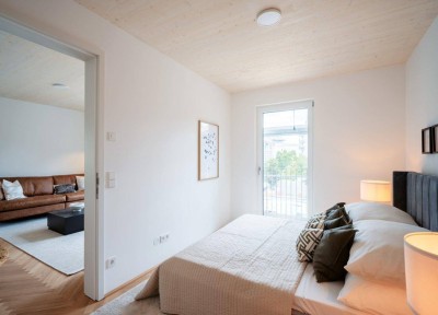 „Leopold Quartier“ Optimal geschnittenes Mikroapartment mit Balkon (Erstbezug &amp; Provisionsfrei!) Top 86