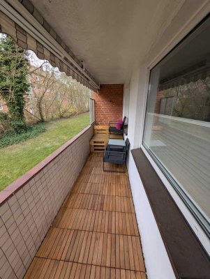 Helle 3-Zi-Wohnung mit EBK; Duschbad, Westbalkon