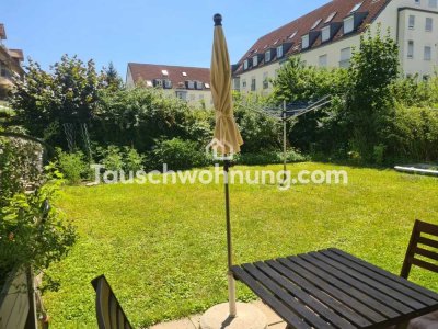 Tauschwohnung: Helle 3 Zimmer mit Garten in Denzlingen