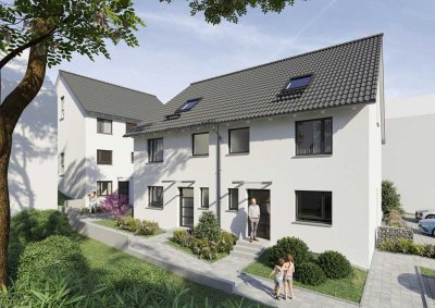 letzte freie DHH in Langensteinbach – KfW 40, Top-Lage, Neubau, Baustart in Kürze