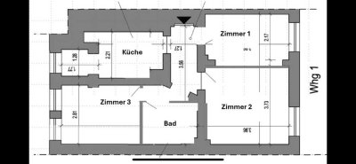 Erstbezug nach Sanierung: 3-Zimmer-Wohnung in Kiel