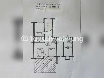 Tauschwohnung: 3 Zimmer Gartenwohnung mit Hobbyraum