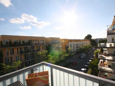 Parkstadt Schwabing: attraktive 2ZKB-Wohnung mit großem Süd-,Westbalkon,Keller,TG
