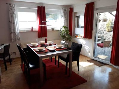 Schöne 2-Zimmer-Souterrain-Wohnung mit Terrasse und Einbauküche in Geisingen-Kirchen