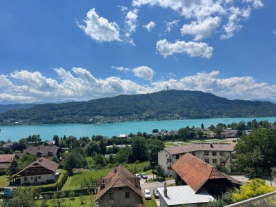 Extravagantes Wohnen am Wörthersee - 152 m² große Seeblickterrassenwohnung mit TG/Carport mit MIETER zu verkaufen!