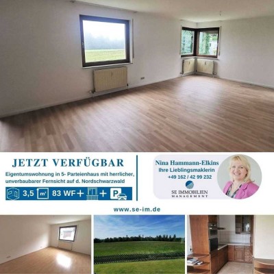 3,5-Zi.-ETW im Erdgeschoss mit herrlicher Fernsicht