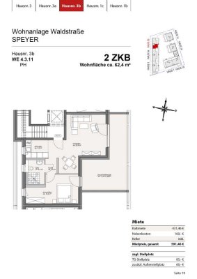 Rollstuhlgerechte 2-ZKB Neubau Wohnung - nur mit Wohnberechtigungsschein anmietbar!