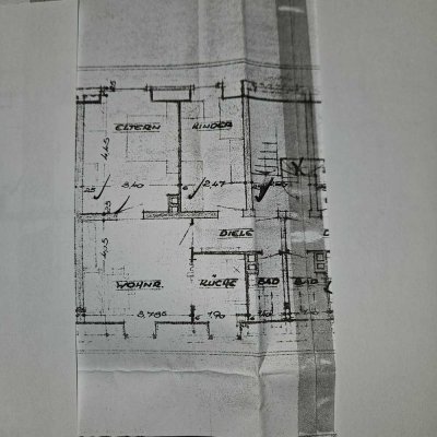 renovierte, normale 3-Zimmer-Dachgeschosswohnung in Oberhausen